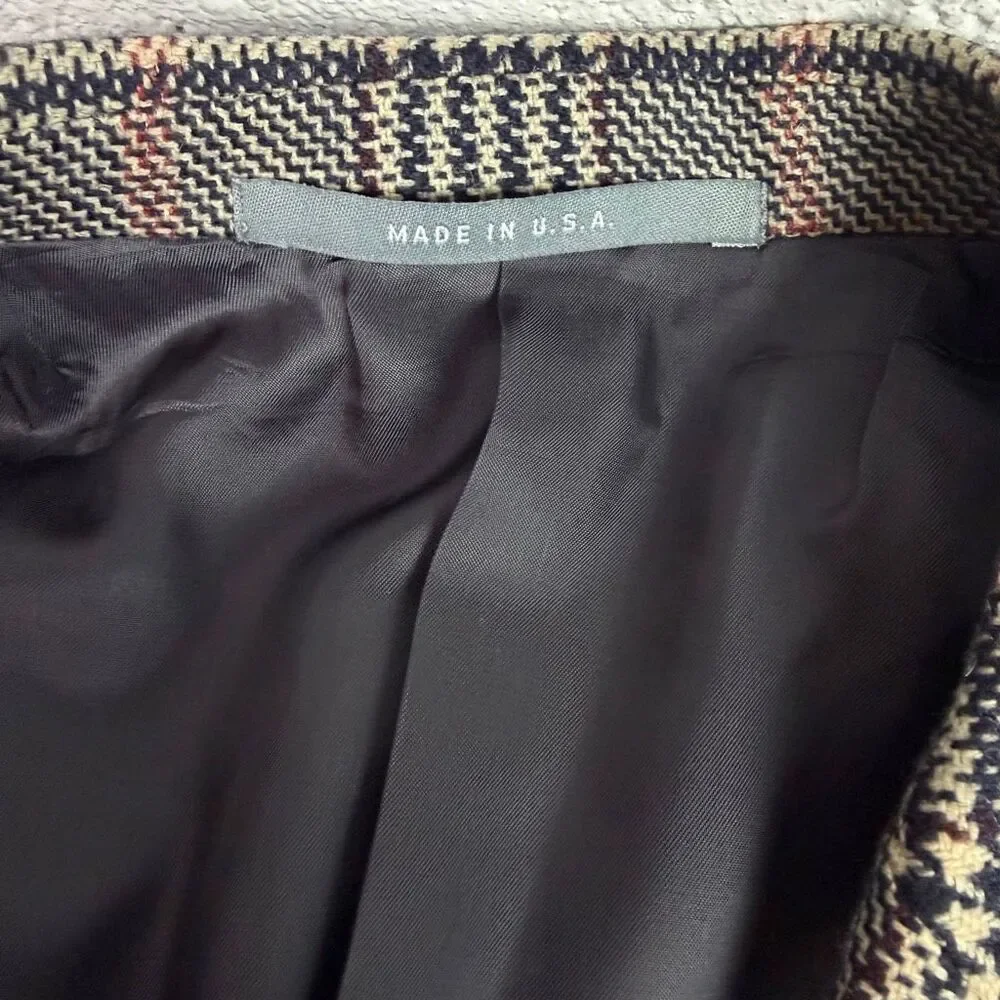 Hickey Freeman Pure Cashmere Madison Sports Coat 42 Long